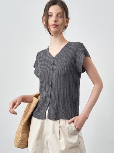 Slim Button Knit T-shirt - KOZNOK - Modalova