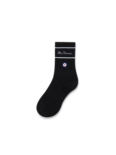 Cotton Logo Socks Black BMBAY271UBK - bensherman - Modalova