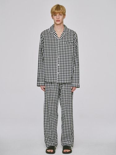 Black gingham pajama set - SLEEPYGOM - Modalova