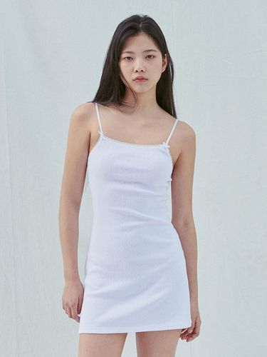 Pure White Slipdress - SLEEPYGOM - Modalova