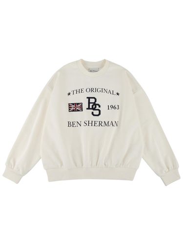 Women's flag embroidered logo sweatshirt - bensherman - Modalova