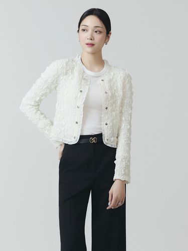 Frill Wrinkle Jacket ITO8YJK740 (2 COLOR) - itMICHAA - Modalova