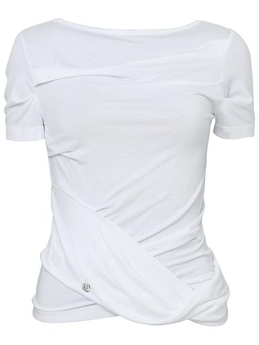 Drape Layered Half Sleeve T-shirt - FLARE UP - Modalova