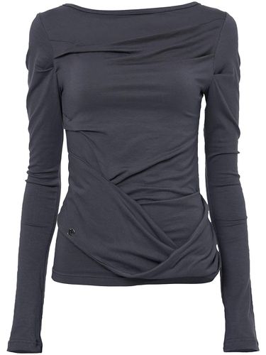 Drape Layered Long Sleeve Top - FLARE UP - Modalova