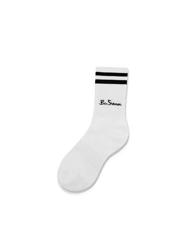 Stripe Logo Socks Black BMBAY273UBK - bensherman - Modalova