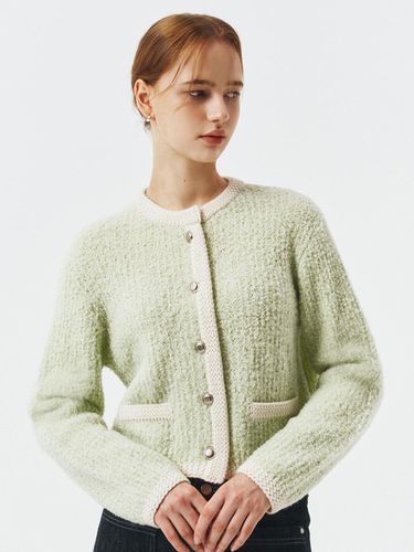 Boucle cardigan_GREEN - ARTID - Modalova