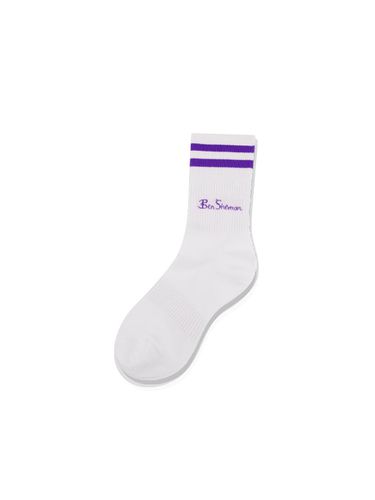 Stripe Logo Socks Purple BMBAY273UPU - bensherman - Modalova