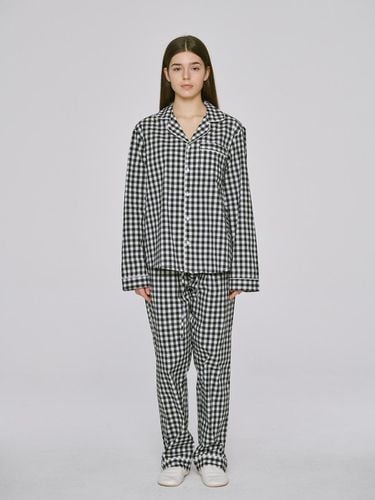 Black gingham pajama set - SLEEPYGOM - Modalova