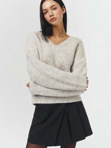 V-neck Knitwear_GREY - ARTID - Modalova