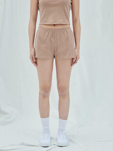 Pure Brown Short Pants - SLEEPYGOM - Modalova