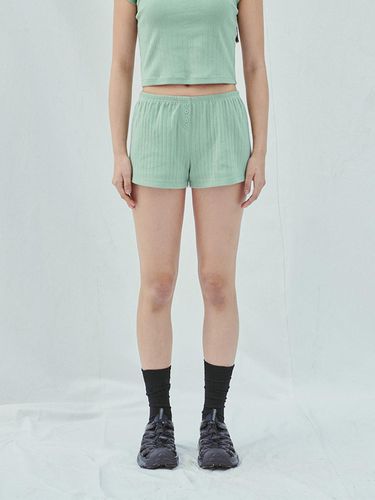 Pure Green Short Pants - SLEEPYGOM - Modalova