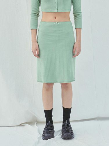 Pure Green MidISkirt - SLEEPYGOM - Modalova