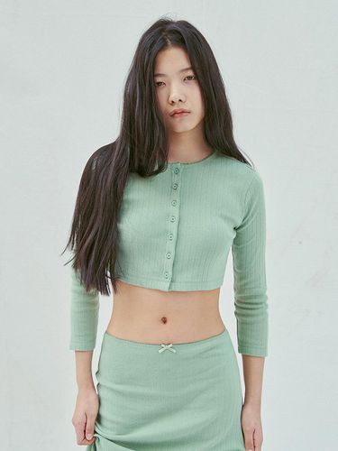 Pure Green Cardigan - SLEEPYGOM - Modalova