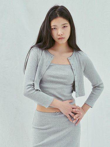 Pure Gray Cardigan - SLEEPYGOM - Modalova