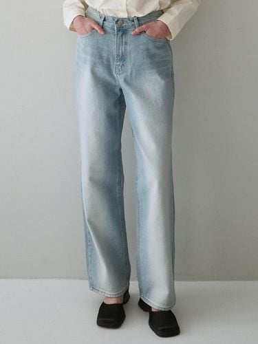 WASHING DENIM PANTS_LIGHT BLUE - YAN13 - Modalova