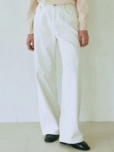 STANDARD COTTON PANTS_LIGHT BEIGE - YAN13 - Modalova