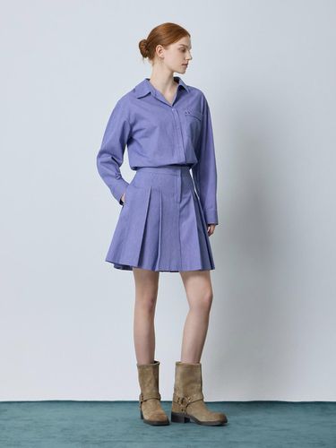 Waist banding mini shirt dress ST_C243MSE004 - CC collect - Modalova