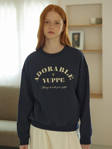 ADORABLE SWEATSHIRT_NAVY - YUPPE - Modalova