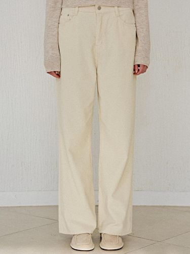 MODERN CORDUROY PANTS_LIGHT BEIGE - YAN13 - Modalova