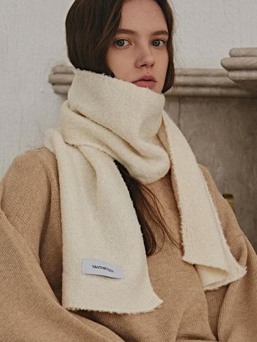 FLUFFY DEEP MUFFLER_light beige - YAN13 - Modalova