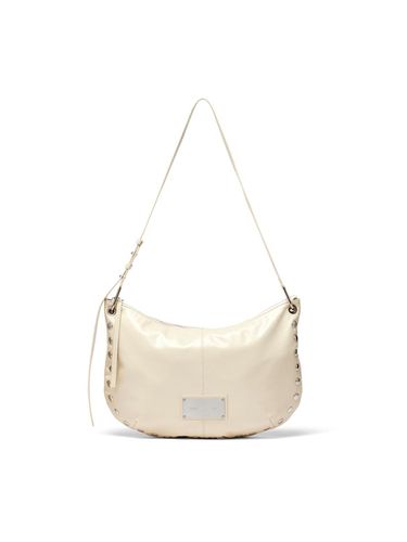 STUD LEATHER HOBO BAG IN beige - Matin Kim - Modalova