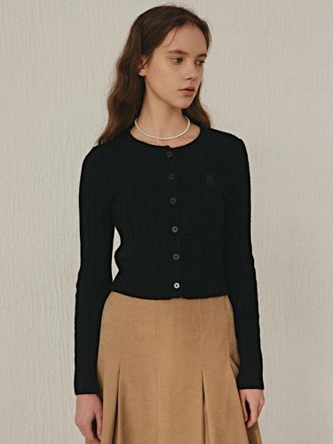 CLASSIC TWIST CARDIGAN_BLACK - YAN13 - Modalova