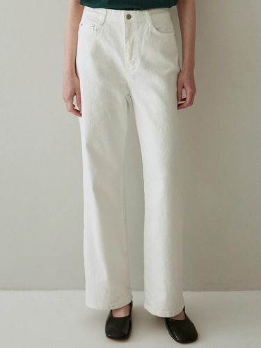 COTTON COLOR PANTS_WHITE - YAN13 - Modalova