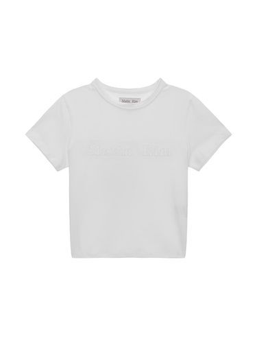 MATIN REVERSE PATCH LOGO CROP TOP IN - Matin Kim - Modalova