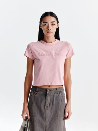 MATIN REVERSE PATCH LOGO CROP TOP IN - Matin Kim - Modalova