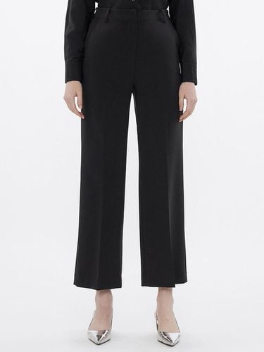 Stretch long wide pants_AWWSLN11010 - SISTINA - Modalova