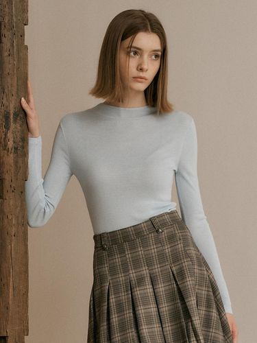 Soft wool sweater_LIGHT BLUE - We’Dee - Modalova