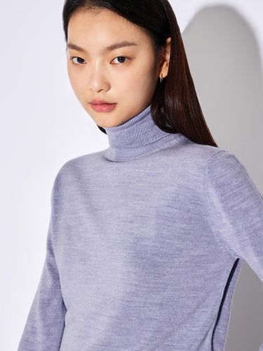 Soft turtleneck knitwear pullover_ASKPON41620 - SISTINA - Modalova