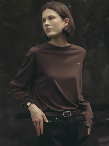 Soft Modal Blend T-shirt - Brown - KNOWN BETTER - Modalova