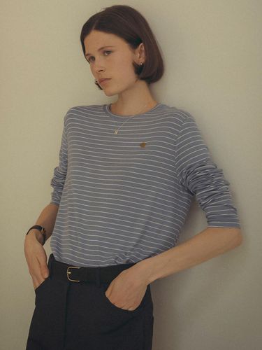 Comfortable Striped T-shirt - Blue - KNOWN BETTER - Modalova