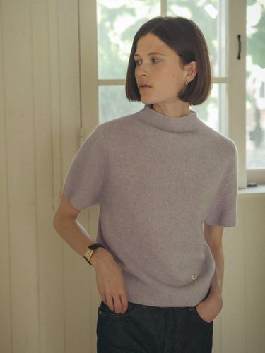 Soft High Neck Knit - Lavender - KNOWN BETTER - Modalova