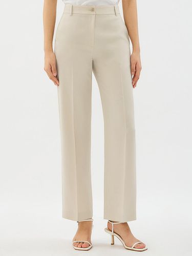 Minimal Straight Set-Up Pants_AWSSLO21020 - SISTINA - Modalova