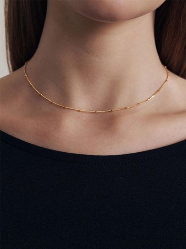 Drop point slim necklace - 2 color - ADAUL - Modalova