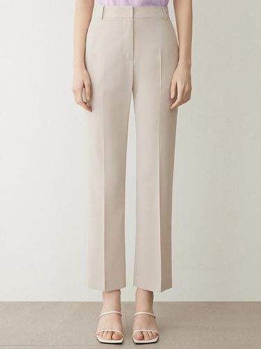 Hidden Button Straight Pants_AWWSLN21150 - SISTINA - Modalova