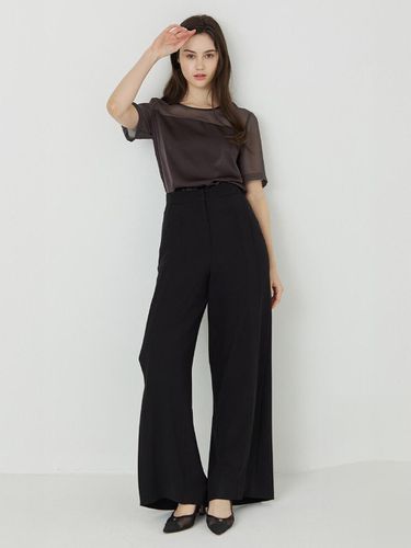 High-Waist button Pants N242MWP415 - NICE CLAUP - Modalova