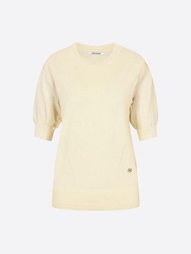 Mash Contrast Knitwear Pullover N242OWK - NICE CLAUP - Modalova