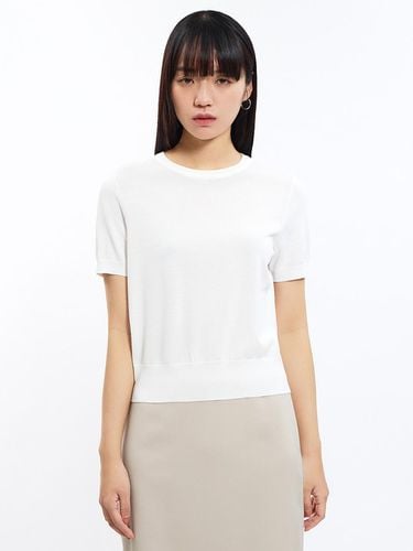 Daily Round Neck Short-Sleeved Knitwear_ASKPO21020 - SISTINA - Modalova