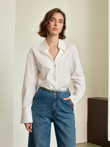 YY_V-neck collar classic shirt_2color - yyiam - Modalova