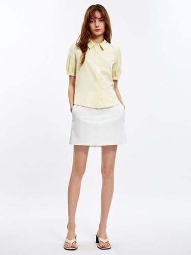 Basic Puff Sleeve Shirt_AWWSTO21070 - SISTINA - Modalova