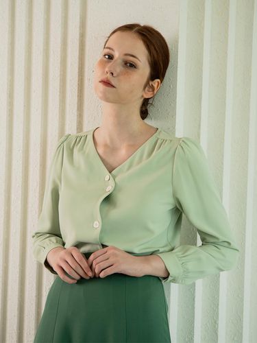 Wave breasted blouse_2 colors - We’Dee - Modalova