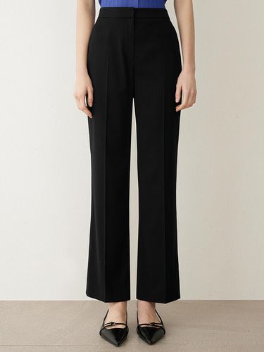 Solid Straight Pants_AWWSLN21060 - SISTINA - Modalova