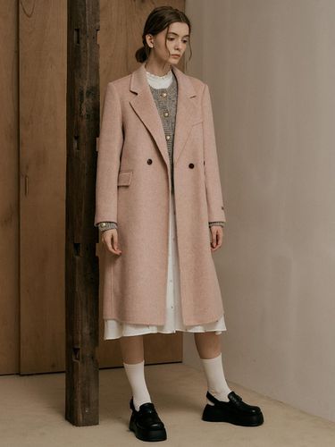 Wool long coat_PINK - We’Dee - Modalova