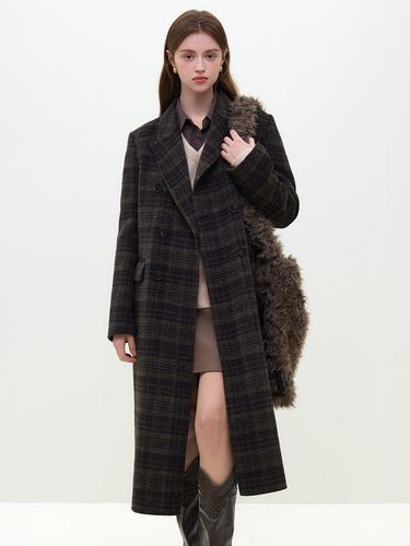 High-end plaid wool coat - We’Dee - Modalova