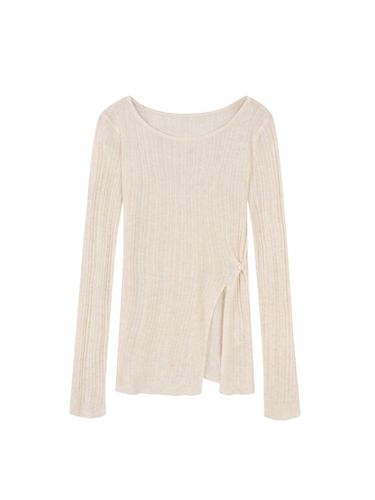 Side Slit Button Pullover (TJUCH7941) - VIKI - Modalova