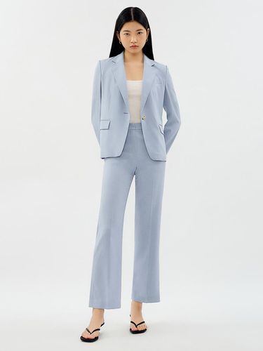 Minimal Straight Set-Up Pants_AWSSLO21010 - SISTINA - Modalova