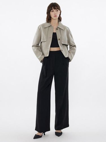 Back BANDING Long Wide Pants_AWWSLN11070 - SISTINA - Modalova